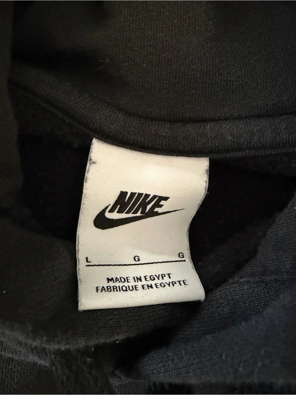 Nike San Francisco Graphic Pullover Hoodie Black Cotton/poly Fleece Men’s Large